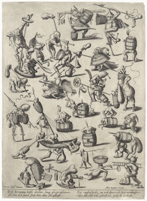 Various Fantasy Figures (after Bosch)