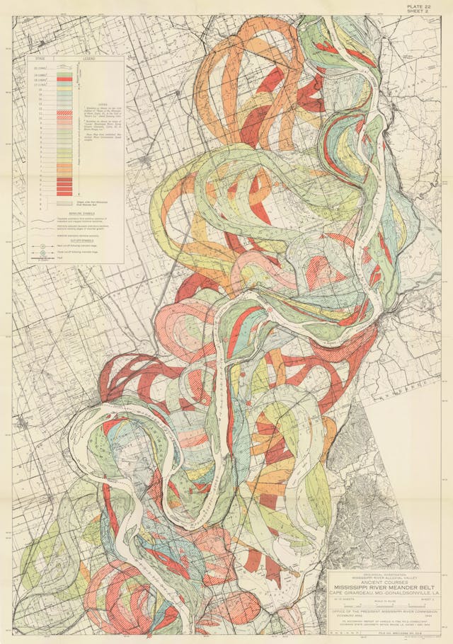 Ancient Courses: Mississippi River Meander Belt, Plate 22 sheet 2