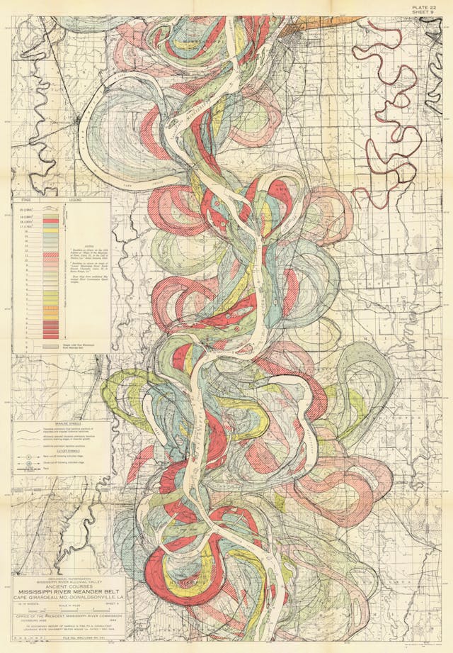 Ancient Courses: Mississippi River Meander Belt, Plate 22 sheet 9