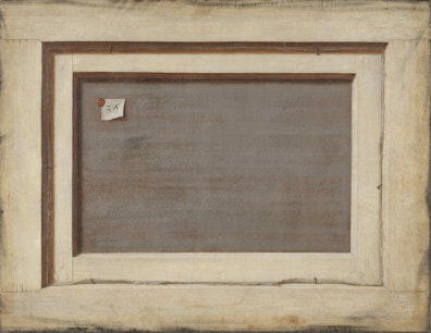 The Reverse of a Framed Painting