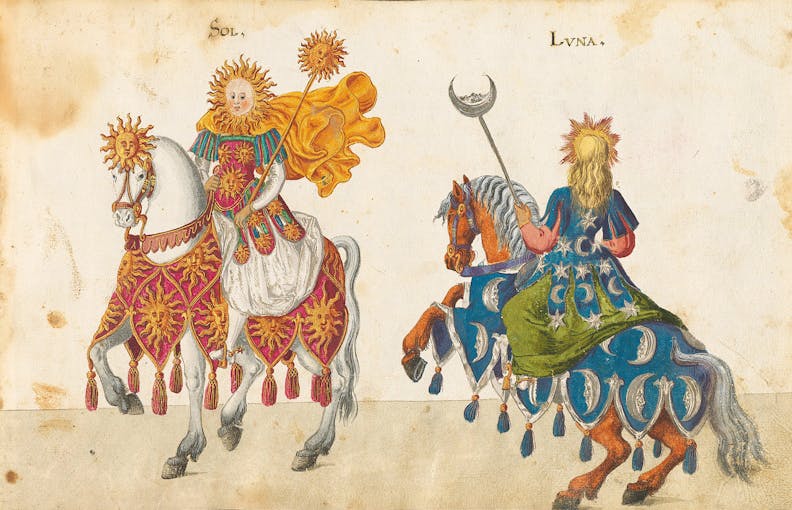 Sun and Moon in Pageant